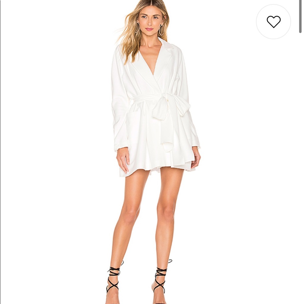White Trench Coat Dress